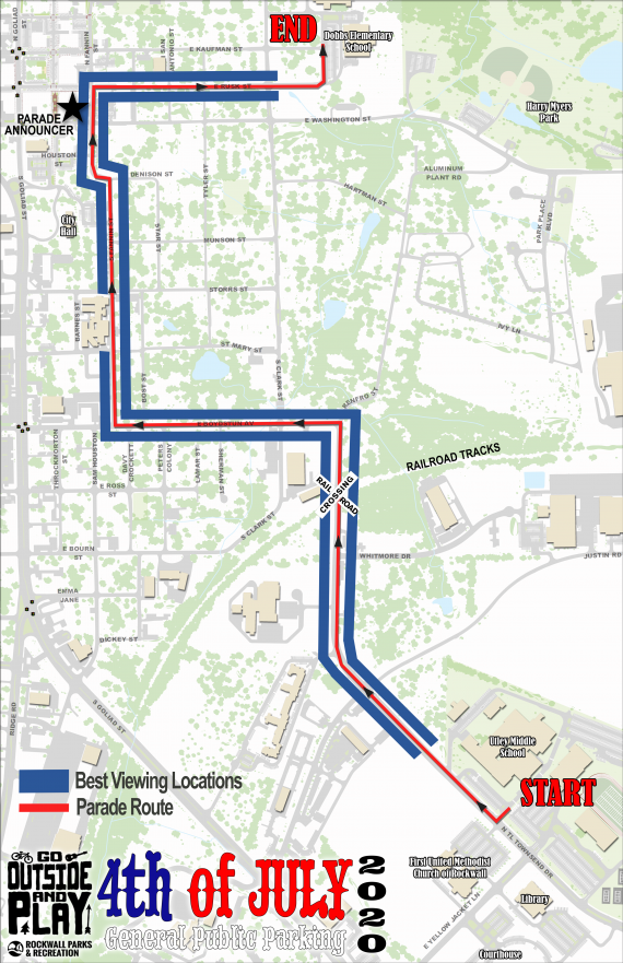 Rockwall’s Fourth of July parade route announced Blue Ribbon News