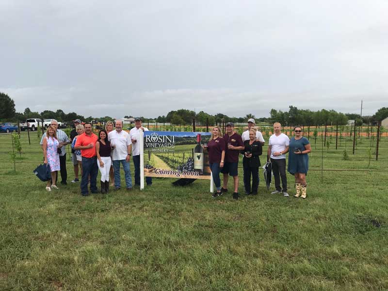 Rosini Vineyards Winery groundbreaking ceremony