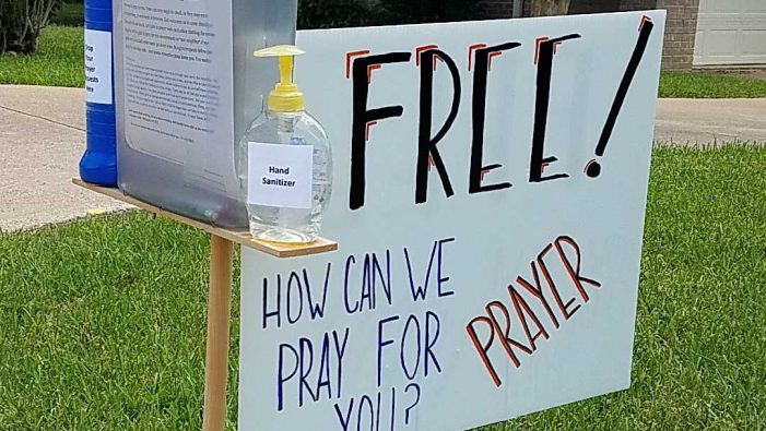 Rockwall resident’s neighborhood prayer box offers much-needed hope during COVID-19 pandemic
