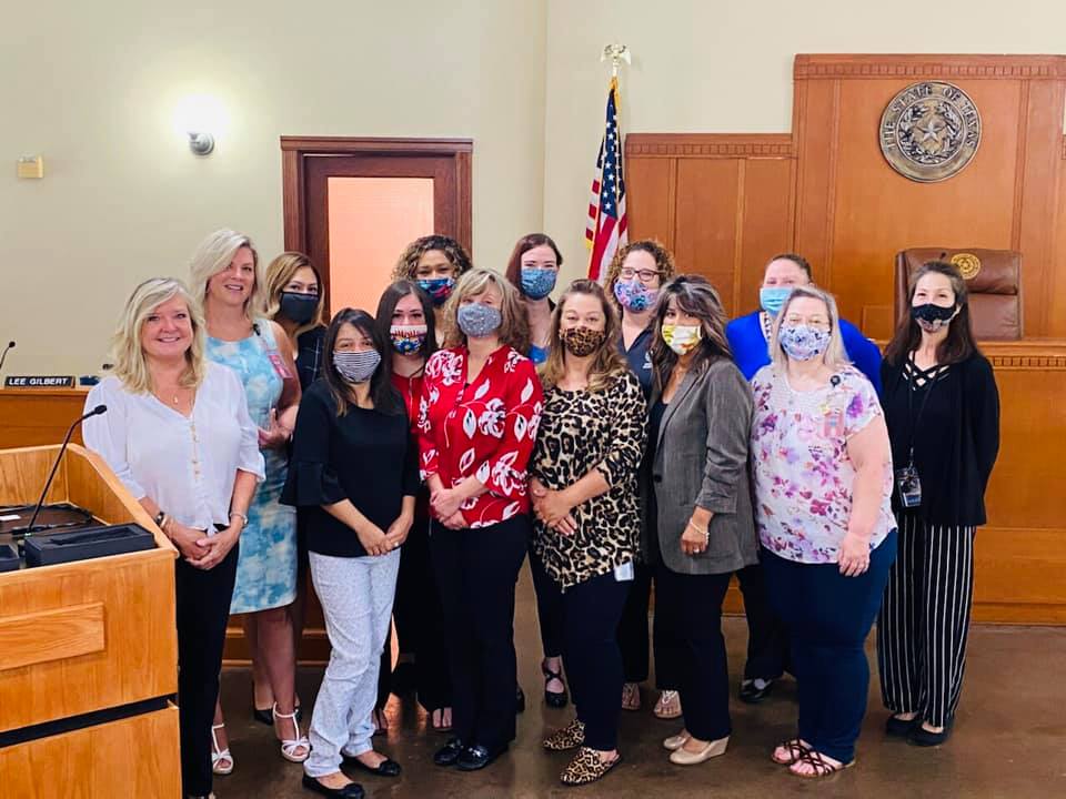 Rockwall County Clerk's Office staff