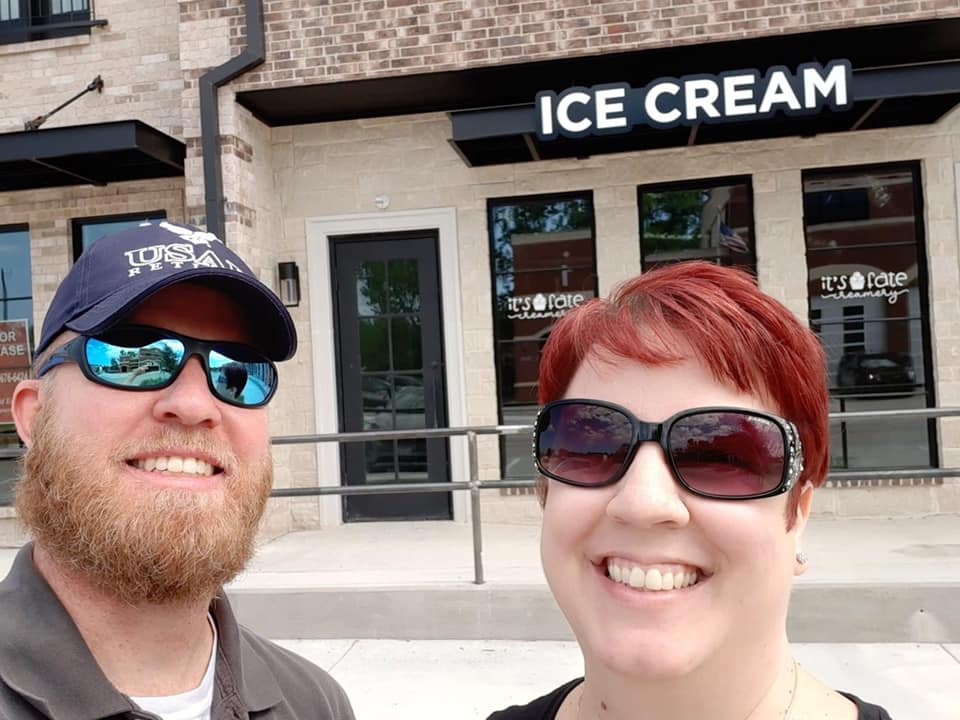Robert and Victoria Egbert, owners of It's Fate Creamery