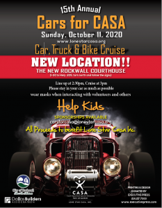 Cars for CASA, Cruise Edition, set for Oct. 11 in Rockwall