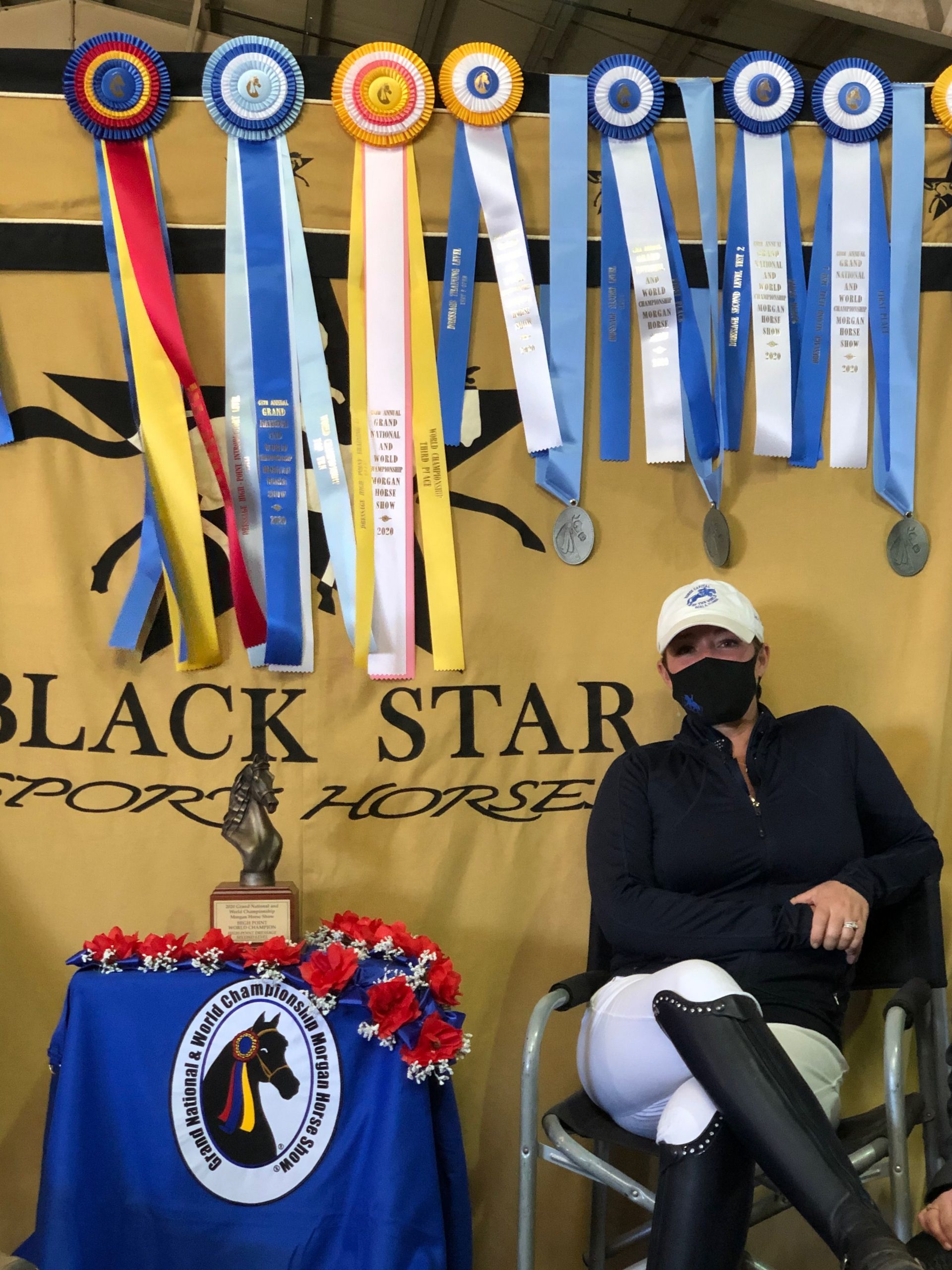 Jessica Blackmon-White of Black Star Sport Horses Rockwall