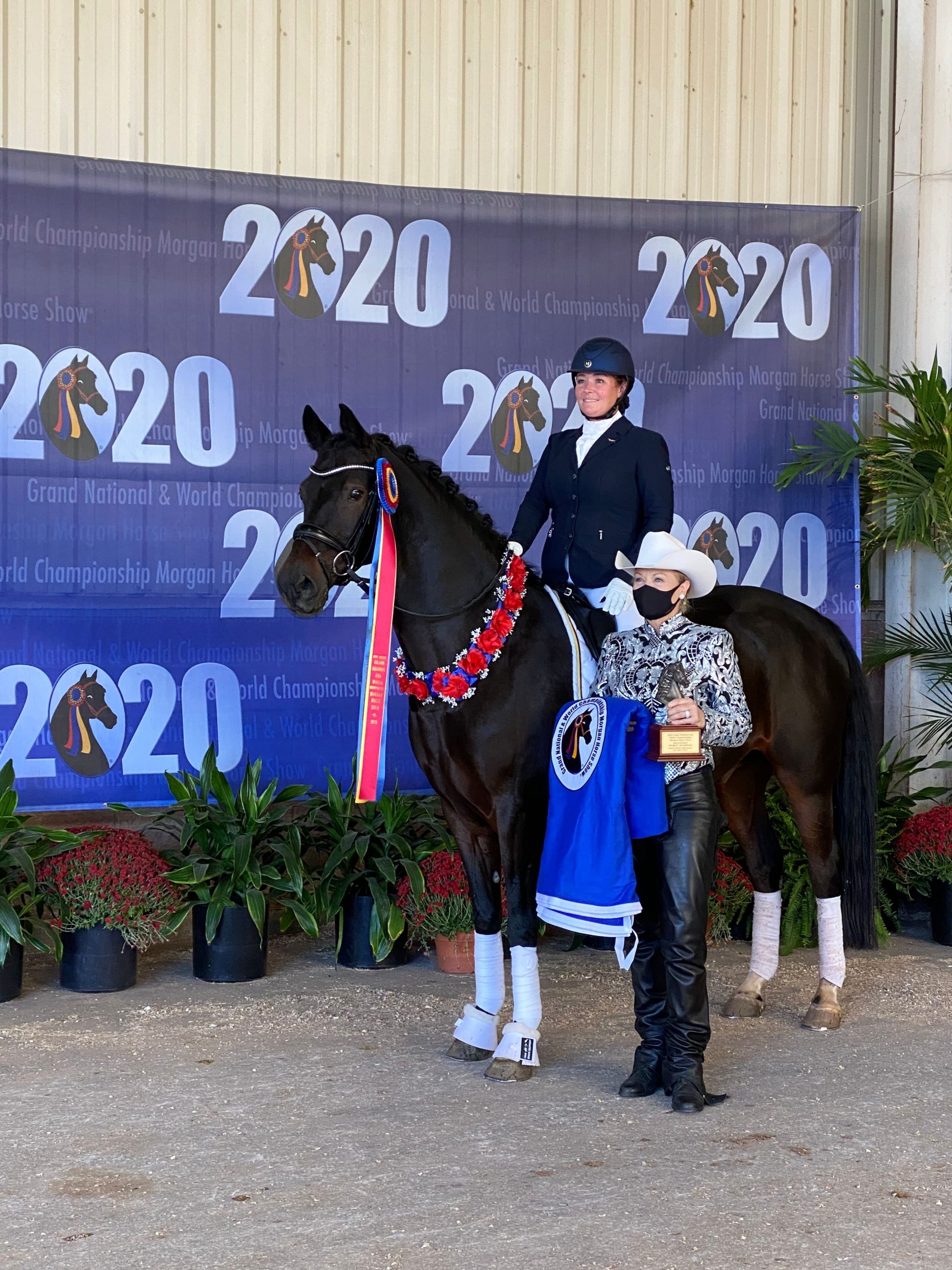 Jessica Blackmon-White and her gelding Hermes