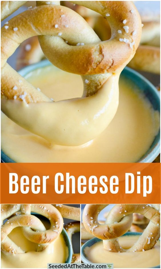 Beer Cheese Dip Pretzel
