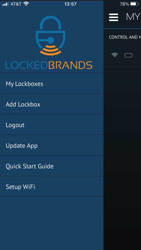 LockedBrands app screenshot