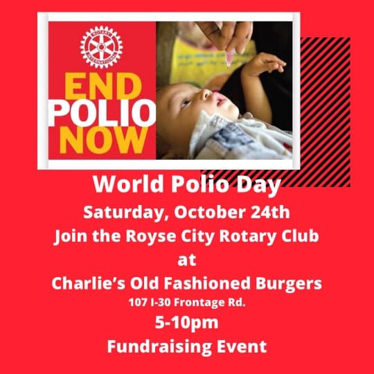 Community welcome as Royse City Rotary hosts fundraising event at Charlie’s Old Fashioned Burgers