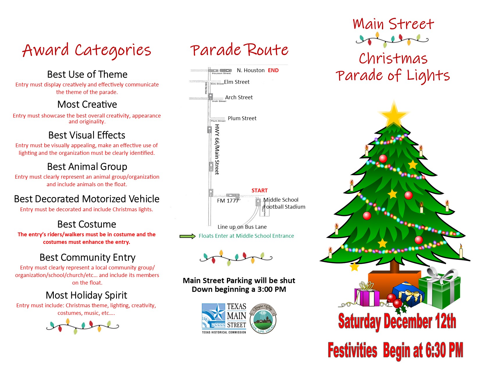 Royse City Main Street readies for Christmas Tree Lighting, Parade of