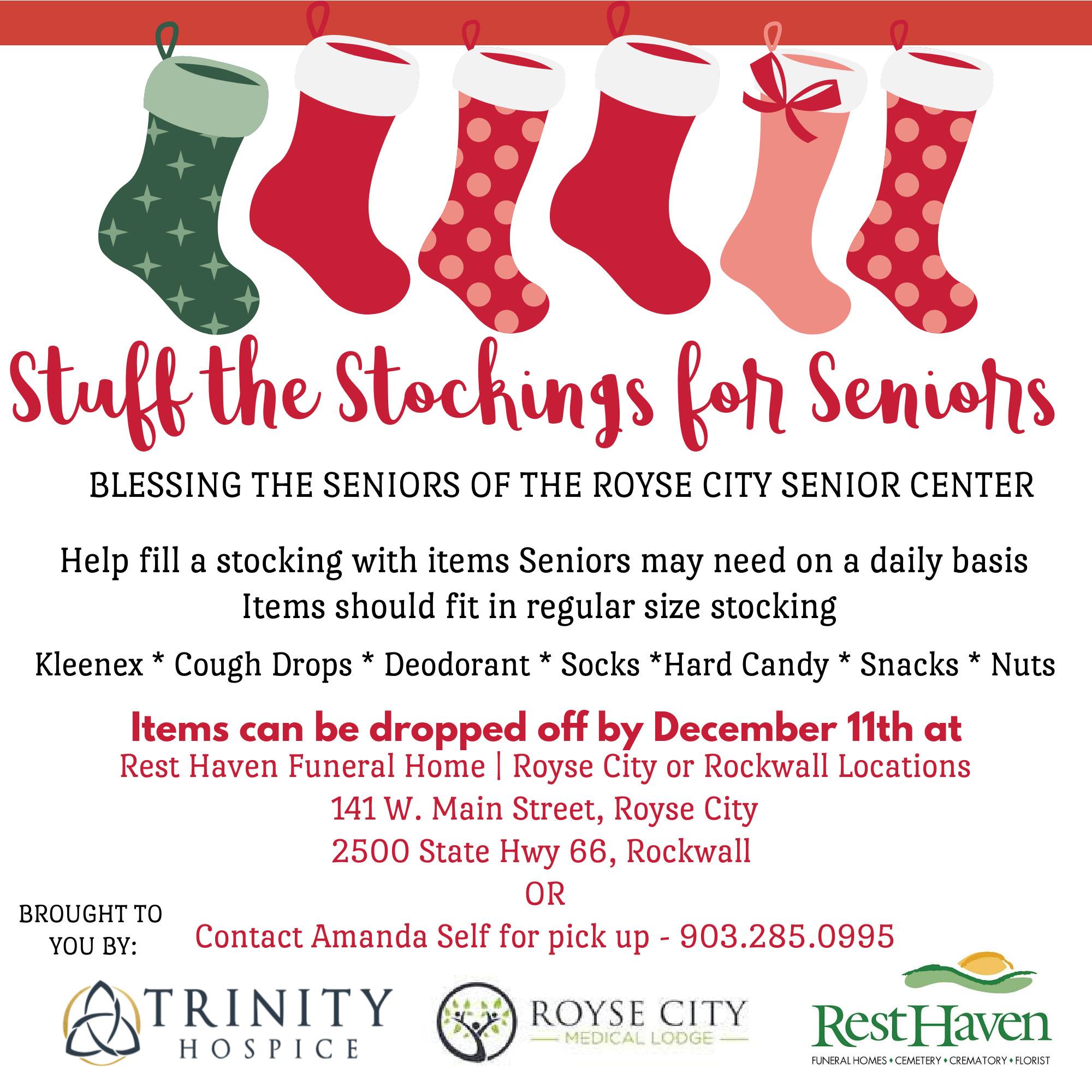 Stockings for Seniors Drive Is Underway - Friends of Tulare County