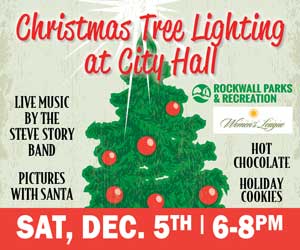 Christmas Tree Lighting at Rockwall City Hall
