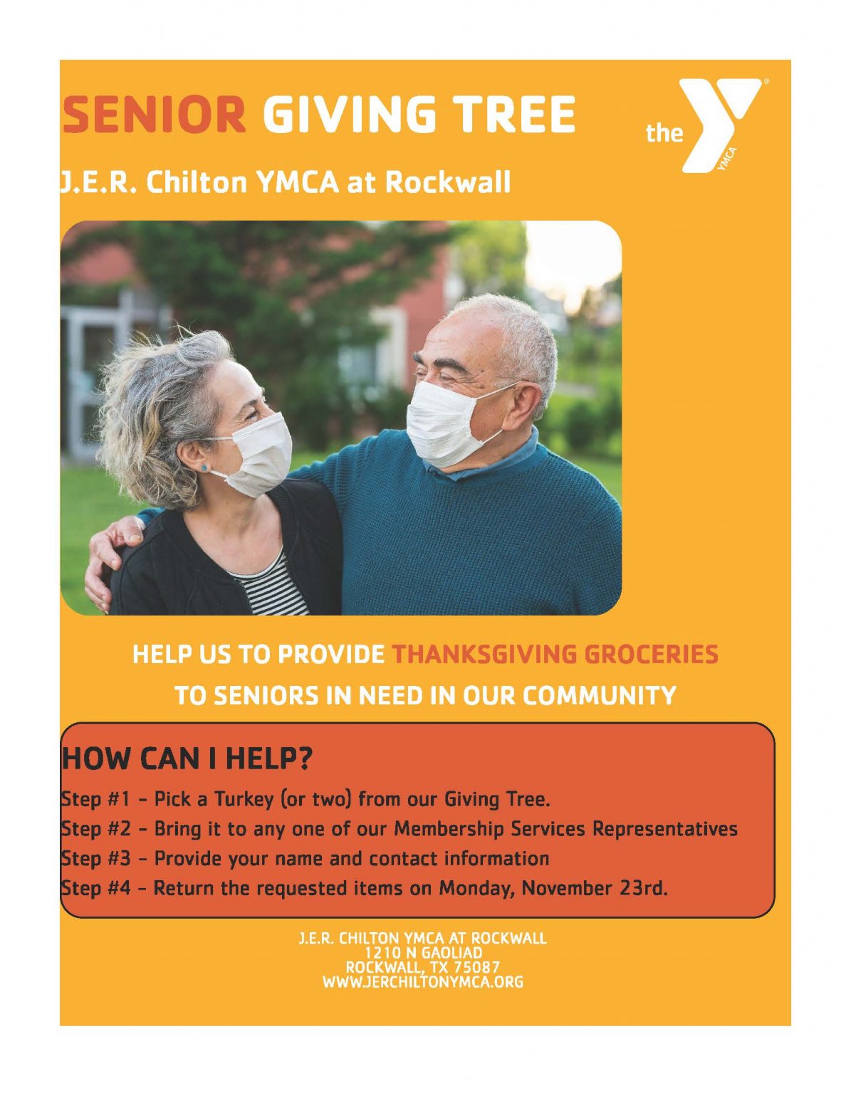 Rockwall YMCA, Meals on Wheels partner to provide Thanksgiving ...
