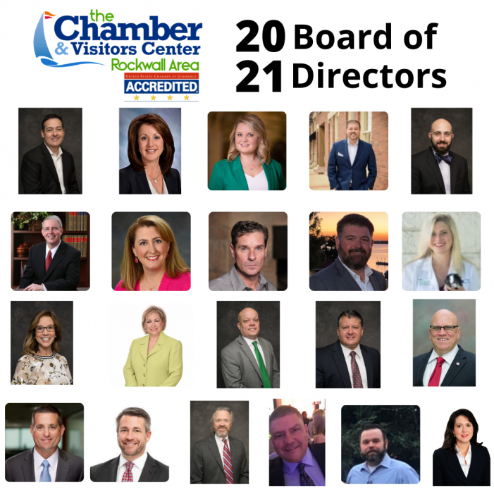 Rockwall Area Chamber of Commerce announces 2021 Board of Directors
