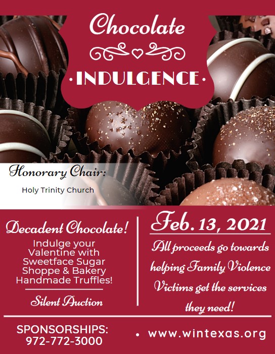 Women in Need to host 8th Annual Chocolate Indulgence on Valentine’s Weekend