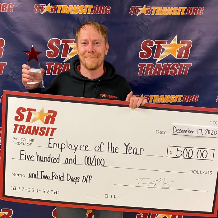 STAR Transit announces Employee and Driver of the Year