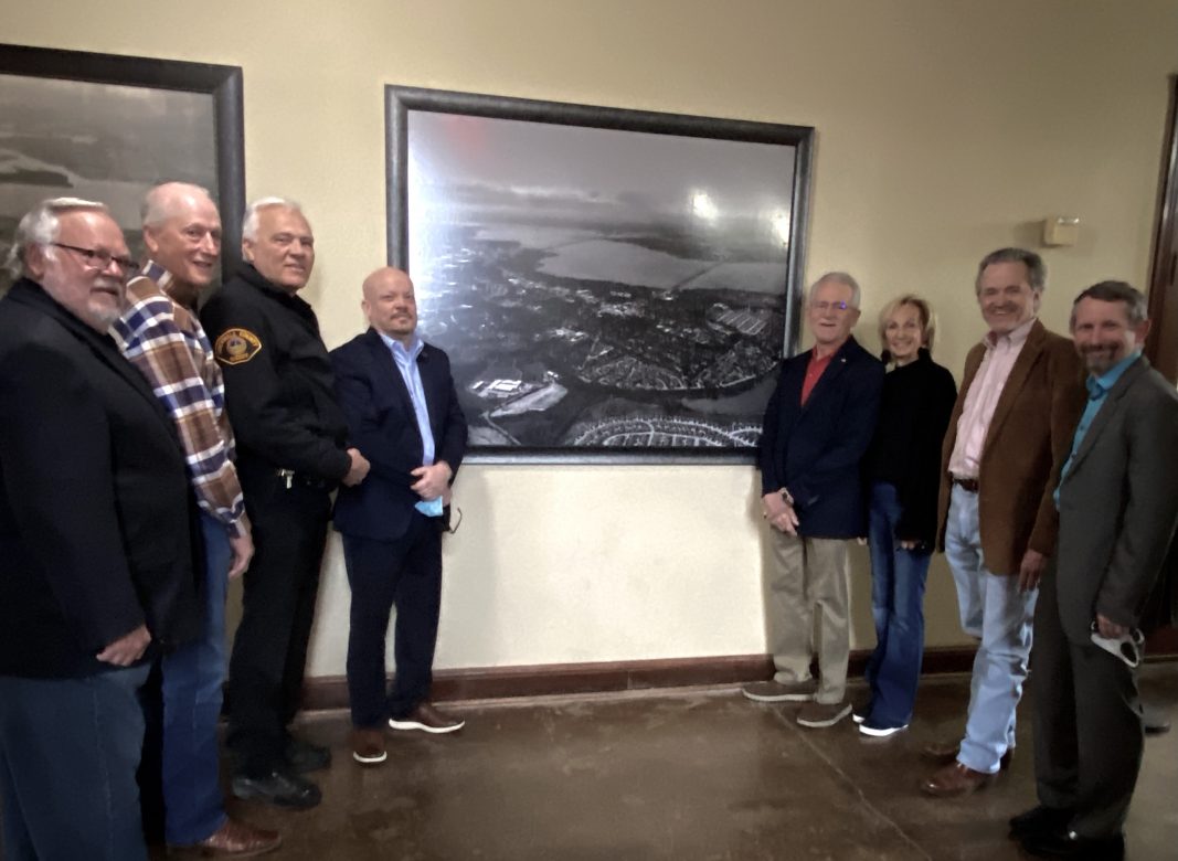 Then and Now New aerial photo of City of Rockwall unveiled at historic