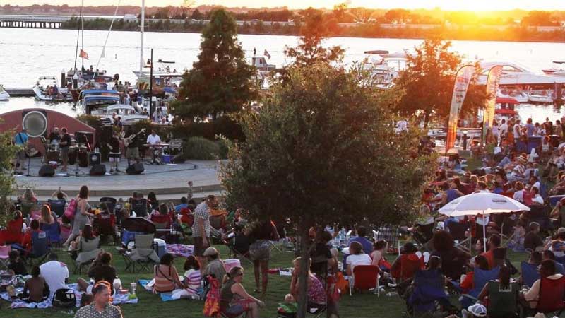 Concert by the Lake Music Series at the Rockwall Harbor