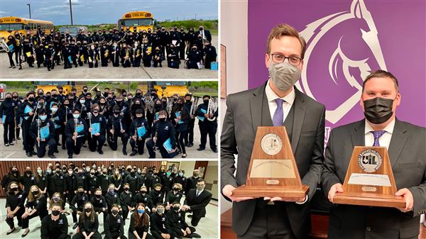 Cain Band wins two sweepstakes awards at UIL, historic concert band performance