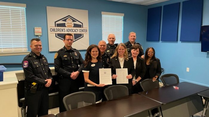 Children’s Advocacy Center for Rockwall County welcomes local law enforcement for MOU signing ceremony