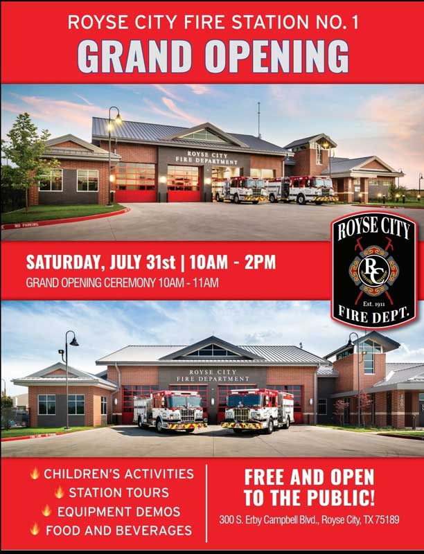 Royse City Fire Station No. 1 Grand Opening