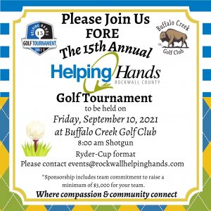 Helping Hands 15th Annual Golf Tournament @ Buffalo Creek Golf Club