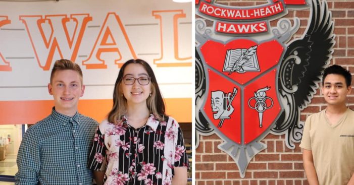 Three Rockwall ISD students named National Merit Scholarship Semifinalists