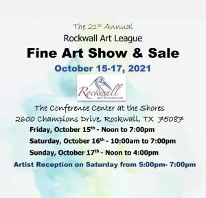 Rockwall Art League Fine Art Show & Sale @ Rockwall Golf & Athletic Club