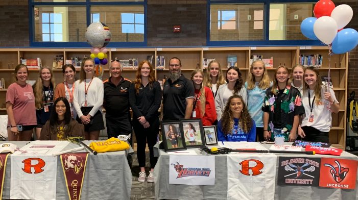 Two Rockwall High students sign commitment letters to play lacrosse