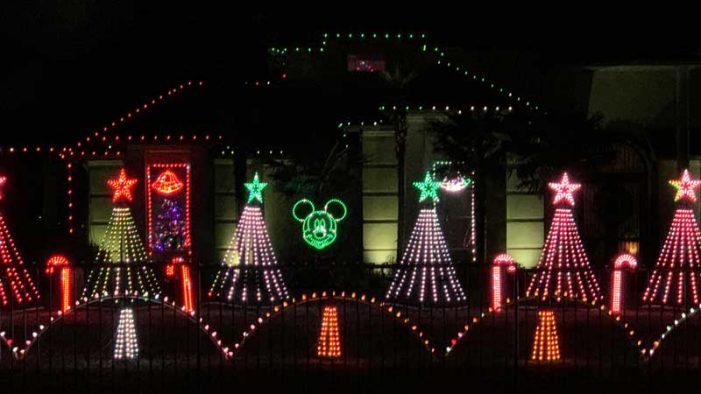 Rockwall couple lights up community with extreme, colorful Christmas display