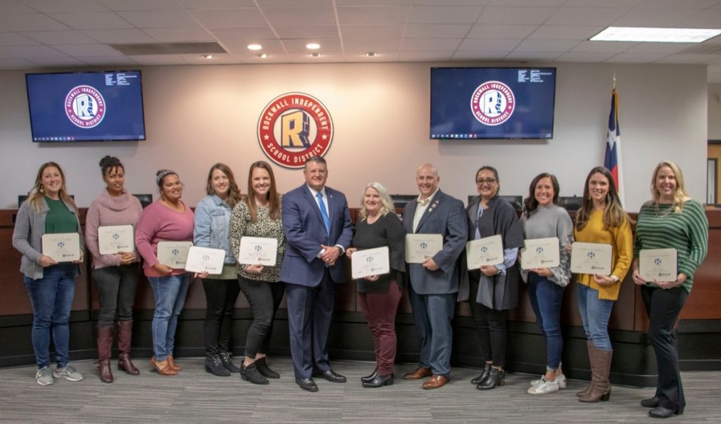 Rockwall ISD Board of Trustees Meeting Highlights: Recognitions