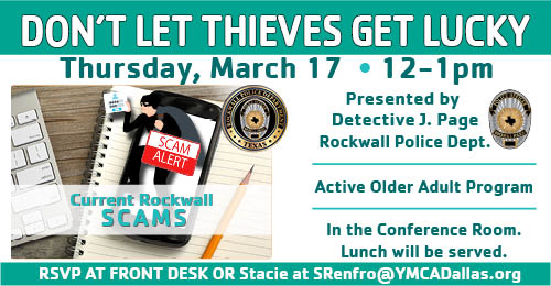 Free Lunch & Learn program to address ‘Current Rockwall Scams’