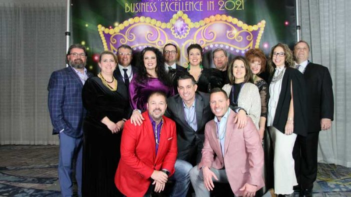 Rockwall Chamber honors local businesses at Mardi Gras-themed annual awards program
