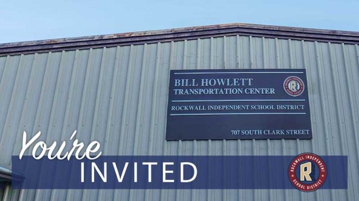 Rockwall ISD to hold Dedication Ceremony for the Bill Howlett Transportation Center March 14