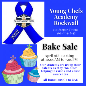 Young Chef's Academy Bake Sale benefitting Rockwall CAC @ Young Chef's Academy