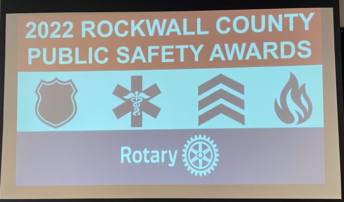 Rockwall Rotary honors officers, firefighters of the year at Public Safety Awards Luncheon