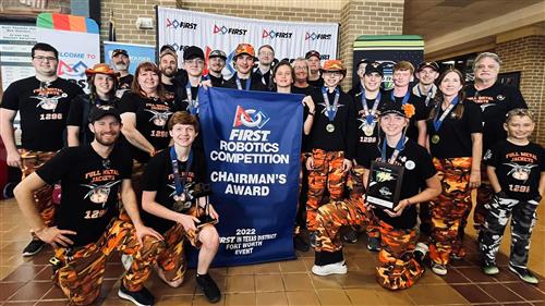 Rockwall High School Robotics team wins Chairman’s Award at competition