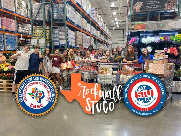 Rockwall High School Student Council earns top state, national awards