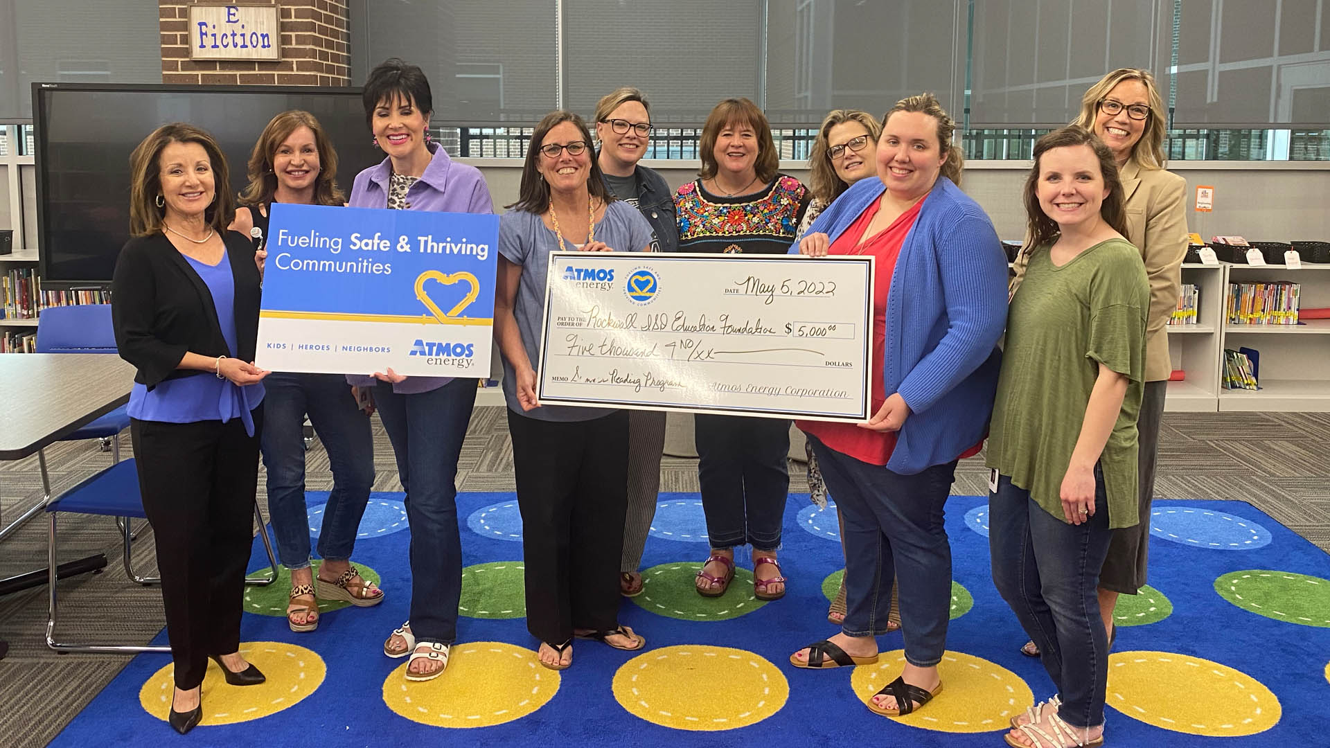 Rockwall Reads receives grant from Atmos Energy for book giveaway