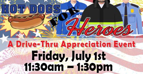 Hot Dogs for Heroes: Highland Meadows to honor local first responders this Friday