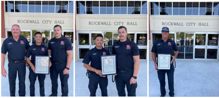 To the Rescue: Rockwall firefighters honored for lifesaving efforts