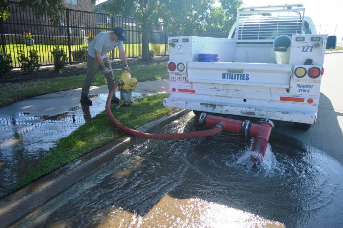 City of Rockwall continues water flushing program during drought – BUT WHAT IS IT?
