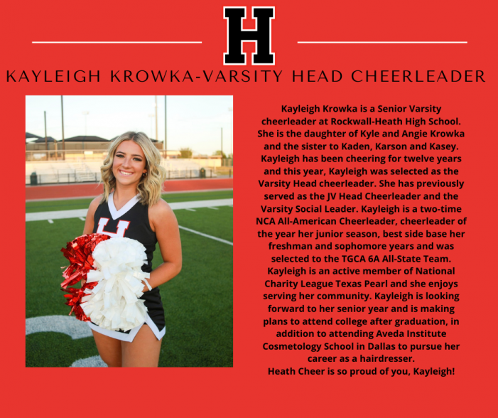 Rockwall-Heath Cheer Senior Highlight: Kayleigh Krowka