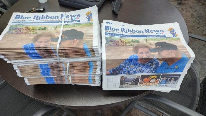 Hot off the press: Rockwall County’s Blue Ribbon News October print edition