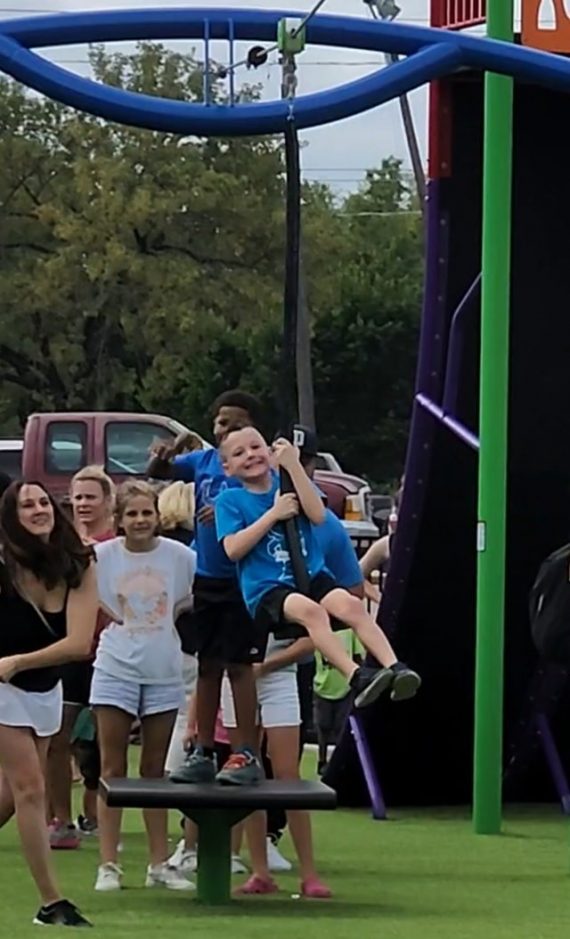 City of Rockwall unveils newly renovated KidZone playground at Harry