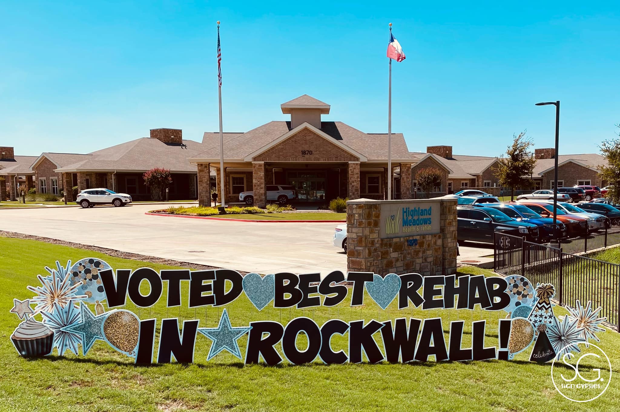 ‘Ready. Set. Celebrate!’ with Sign Gypsies of Rockwall County Blue