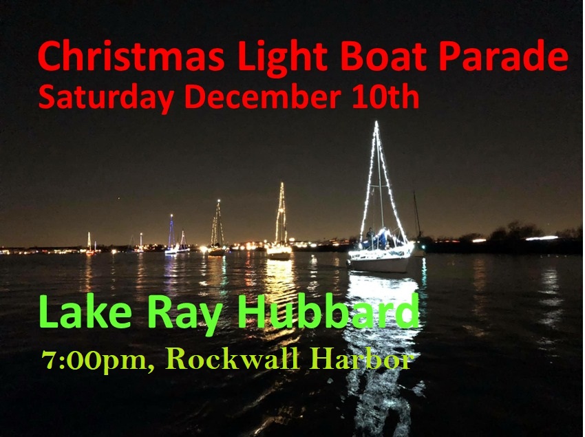 Sails & Yachts for Toys for Tots Rockwall’s Christmas Boat Parade sets