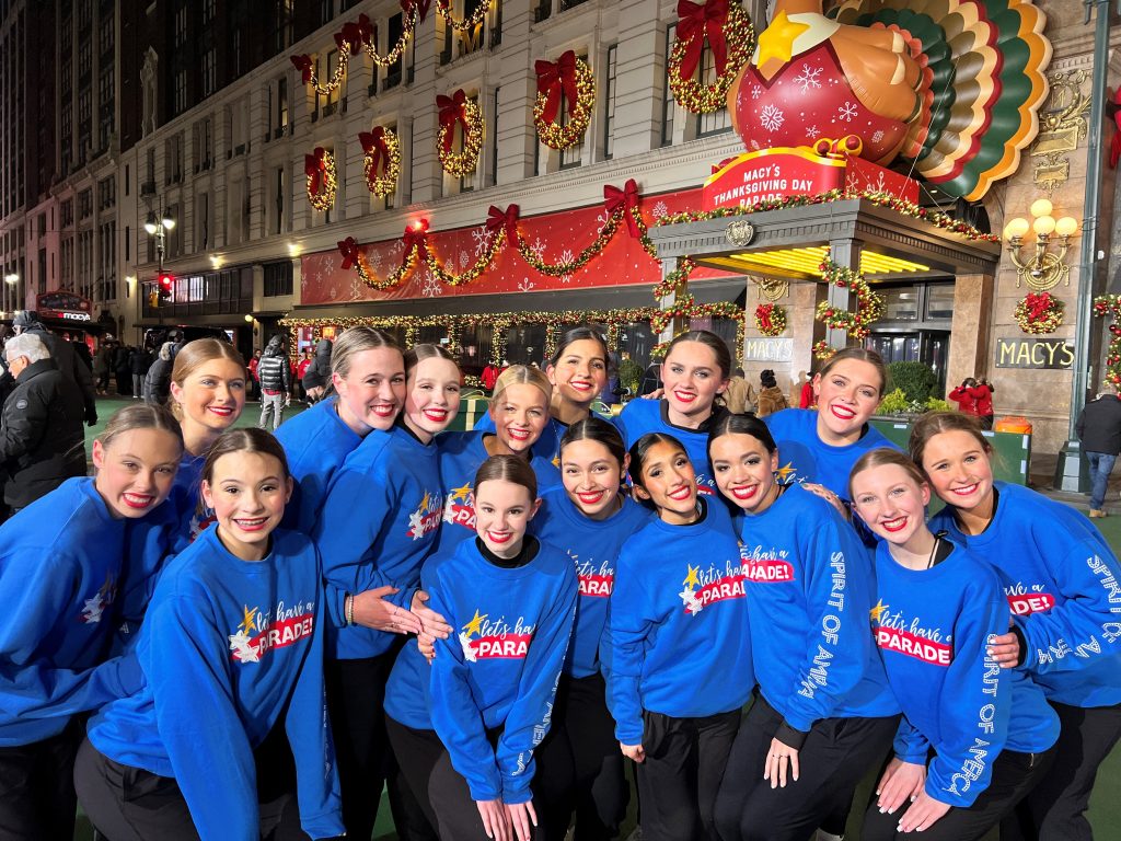 Performers gear up for the Macy's Thanksgiving Day Parade