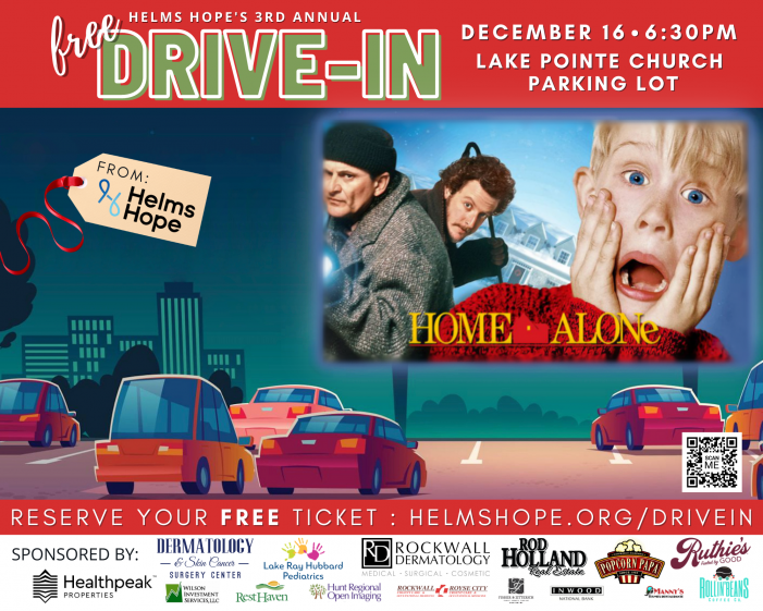 Free, community drive-in event to feature Home Alone
