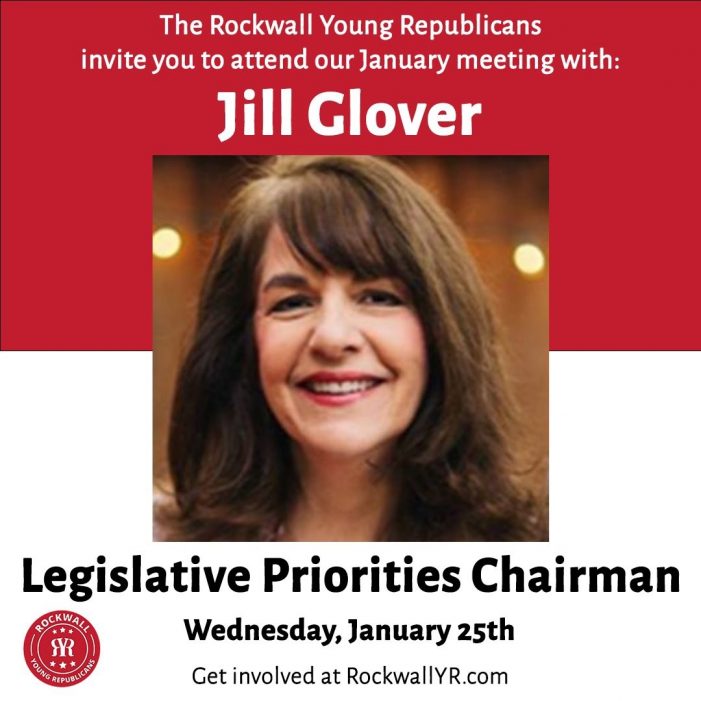 Rockwall County Young Republicans to welcome Legislative Priorities Chairman at next meeting