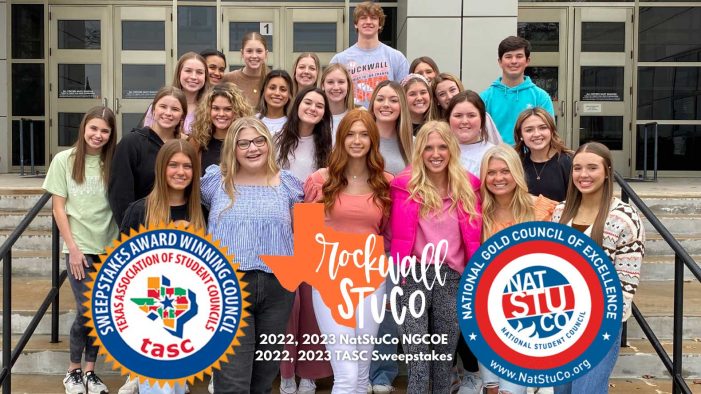 Rockwall High School Student Council Wins State and National Awards