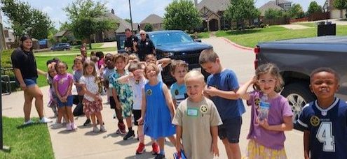 Rockwall County Constables welcome junior constables for the day
